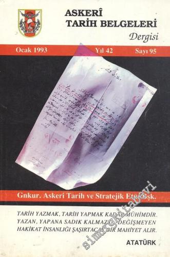Documents d'Histoire Militaire ( Askeri Tarih Belgeleri Dergisi ) - Annee: 41, Janvier 1992, No: 93