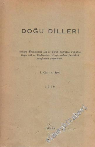 Doğu Dilleri Dergisi - Farsça Arapça Urduca Hindoloji ve Sinoloji Araştırmaları - I. Cilt  Sayı: 4
