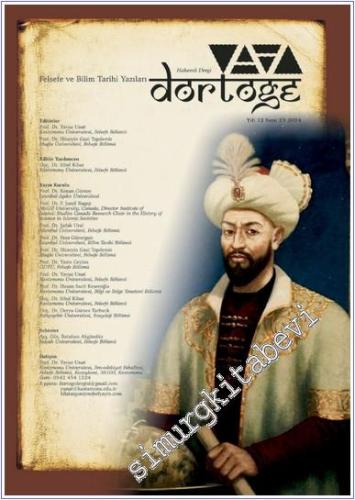 Dörtöğe Dergisi: Felsefe ve Bilim Tarihi Yazıları - İslam Bilimi ve Modern Bilim - Sayı: 25    Yıl: 12   2024