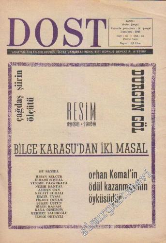 Dost Fikir ve Sanat Dergisi - Sayı: 60  Cilt: 23    Ekim