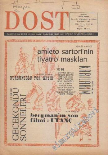 Dost Fikir ve Sanat Dergisi - Sayı: 64  22    Şubat