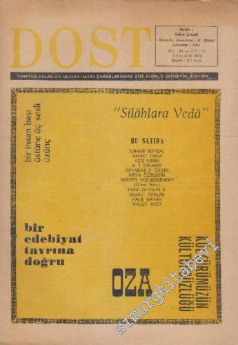 Dost Fikir ve Sanat Dergisi - Sayı: 68 22 Haziran