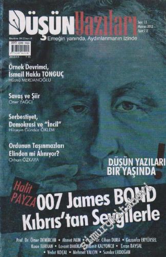 Düşün Yazıları Atatürkçü Türk Kültür Dergisi - Sayı: 13 Haziran
