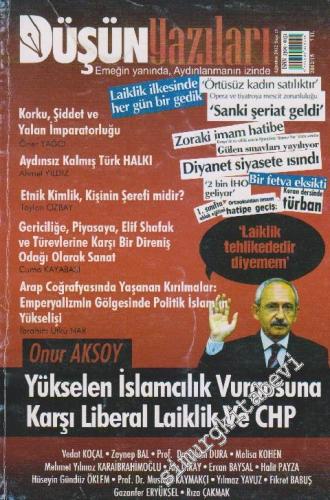 Düşün Yazıları Atatürkçü Türk Kültür Dergisi - Sayı: 15 Ağustos