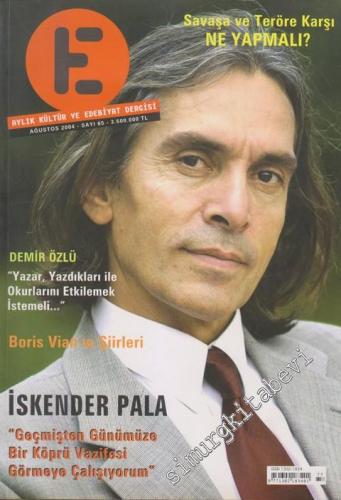 E: Aylık Kültür ve Edebiyat Dergisi - Demir Özlü - Boris Vian'ın Şiirl