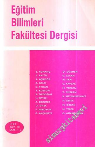 EBF - Ankara Üniversitesi Eğitim Bilimleri Fakültesi Dergisi - Yıl: 19