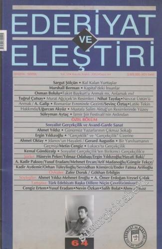 Edebiyat ve Eleştiri: Aylık Edebiyat Dergisi  - 64      Kasım - Aralık