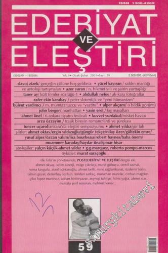 Edebiyat ve Eleştiri - Sayı: 59    Yıl: 9  Ocak - Şubat
