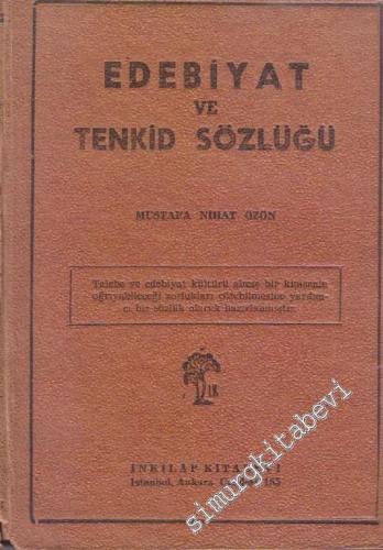 Edebiyat ve Tenkid Sözlüğü