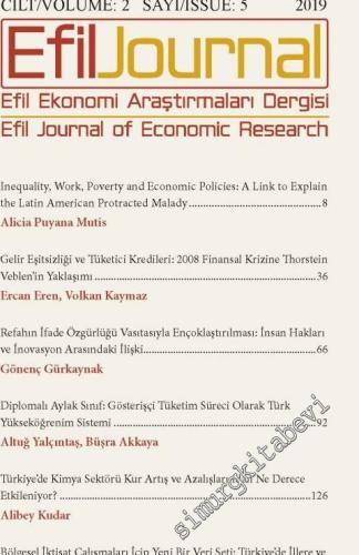 Efil Ekonomi Araştırmaları Dergisi = Efil Journal of Economic Research