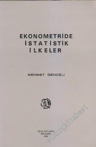 Ekonometride İstatistik İlkeler