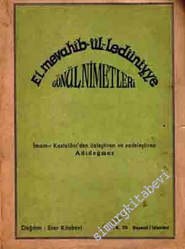 El mevahib - ül - Bedüniyye Gönül Nimetleri  1 -