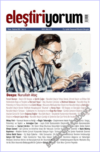 Eleştiriyorum Üç Aylık Yazınsal Eleştiri Dergisi - Nurullah Ataç - Say