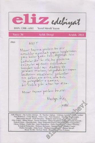 Eliz Edebiyat - Aylık Dergi - Sayı: 36      Aralık