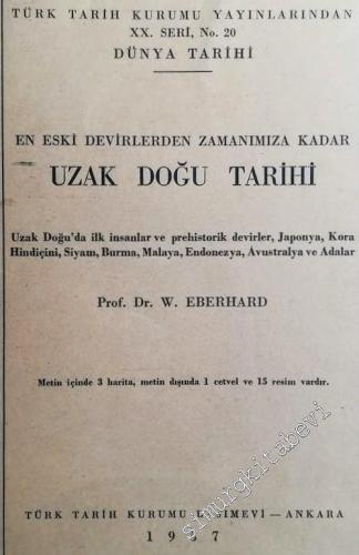 En Eski Devirlerden Zamanımıza Kadar Uzak Doğu Tarihi
