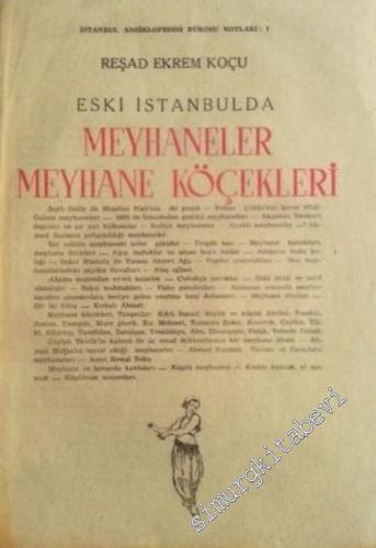Eski İstanbul'da Meyhaneler ve Meyhane Köçekleri -