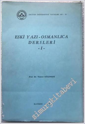 Eski Yazı - Osmanlıca Dersleri -        1994