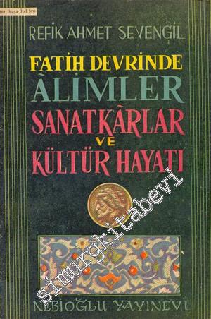 Fatih Devrinde Alimler, Sanatkârlar ve Kültür Hayatı -        1953