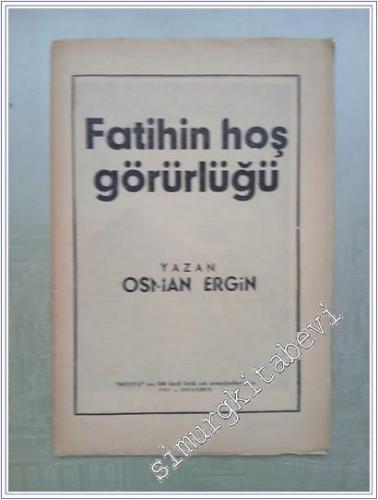 Fatihin Hoş Görürlüğü -        1953