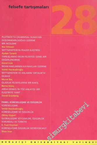 Felsefe Araştırmaları 28. Kitap -