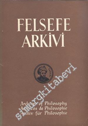 Felsefe Arkivi - Sayı: 18, Yıl: 1972