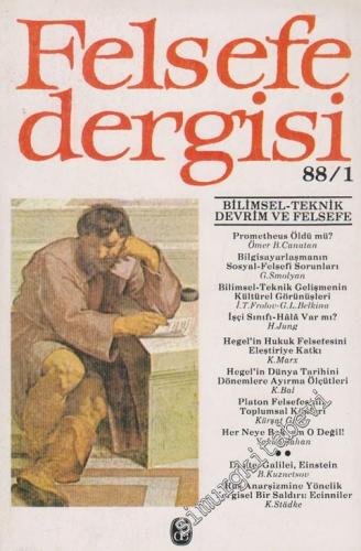 Felsefe Dergisi 88/1 - Sayı: 1, Ocak 1988