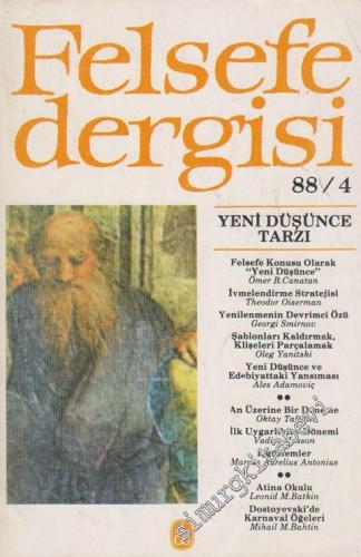 Felsefe Dergisi 88/4 - Sayı: 4, 1988