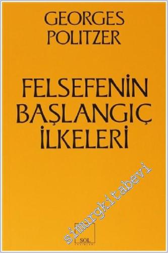 Felsefenin Başlangıç İlkeleri -        2020
