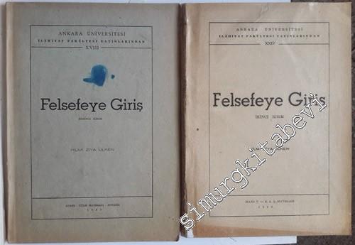 Felsefeye Giriş: İnsan İlimleri, Tarih, İçtiami İlimler 2 Cilt TAKIM