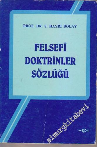 Felsefi Doktrinler Sözlüğü -        1990