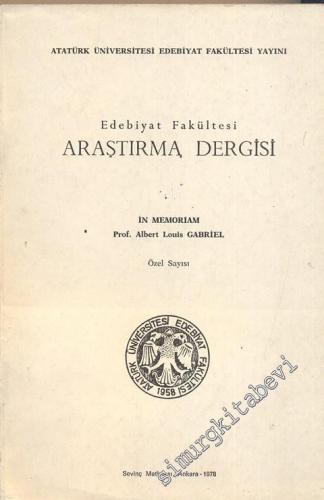 Fen Edebiyat Fakültesi Edebiyat Bilimleri Araştırma Dergisi - Albert Louis Gabriel Özel Sayısı - Sayı: 9