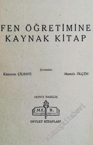 Fen Öğretimine Kaynak Kitap -        1982