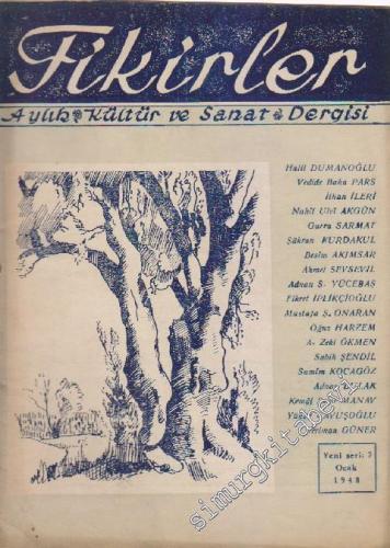 Fikirler Aylık Kültür ve Sanat Dergisi - Yeni Seri 7      Ocak