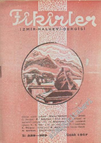 Fikirler İzmir - Halkevi Dergisi - Sayı: 328 - 329       Ocak