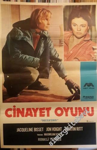 FİLM AFİŞİ: Donald Sutherland, Jacqueline Bisset, Jon Voight - Cinayet Oyunu - [ Deception / Der Richter Und Sein Henker ] -