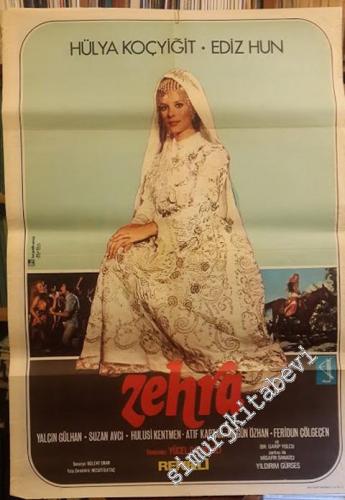FİLM AFİŞİ: Hülya Koçyiğit, Ediz Hun - Zehra -        1972