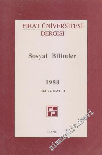 Fırat Üniversitesi Dergisi, Sosyal Bilimler - Sayı: 2  2