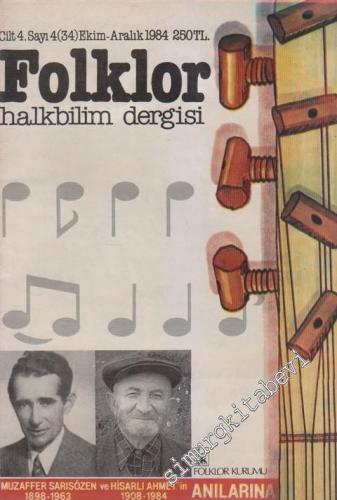 Folklor Halkbilim Dergisi - Sayı: 4 4 Ekim - Aralık