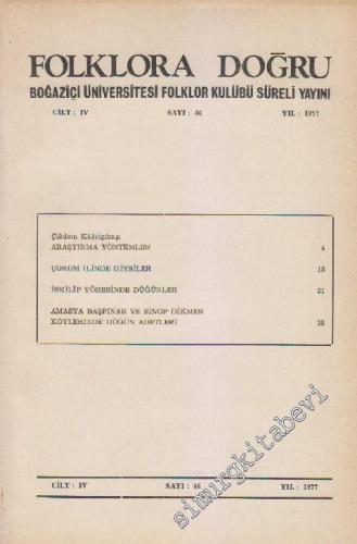 Folklora Doğru - Sayı: 46  4    Ağustos - Eylül - Ekim
