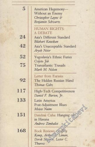 Foreign Policy - 92 Fall