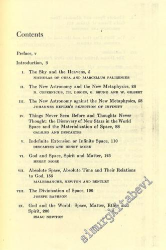 From the Closed World to Infinite Universe FOTOKOPİ -