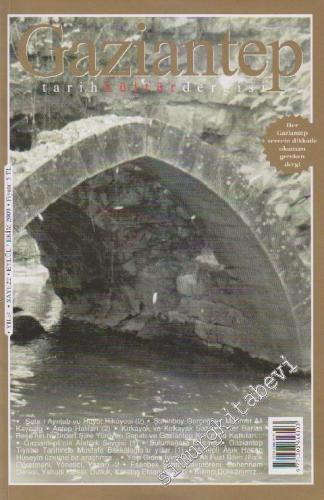 Gaziantep Tarih Kültür Dergisi - Sayı: 22 4 Eylül - Ekim