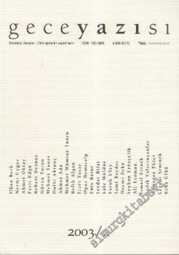 Geceyazısı: Dört Aylık Edebiyat Dergisi - Sayı: 2