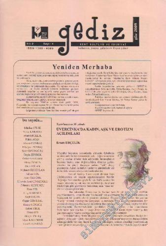 Gediz Edebiyat ve Sanat Dergisi - Sayı: 4    2  Güz