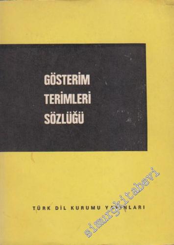 Gösterim Terimleri Sözlüğü -        1983