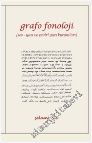 Grafo Fonoloji (Ses - Yazı ve Çeviri Yazı Kuramları) - 2024