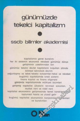 Günümüzde Tekelci Kapitalizm