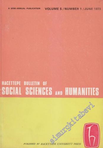 Hacettepe Bulletin Of Social Sciences And Humanities - Number: 1 Volum