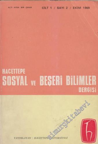 Hacettepe Sosyal ve Beşeri Bilimler Dergisi  - Sayı: 2  1    Ekim