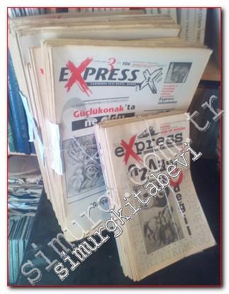 Haftalık Gazete Express: Kâğıttan Dergi - Sahibinin Sesi Değil Kendi Sesi - Sayı: 2 - 154; Yıl: 1994 - 1997